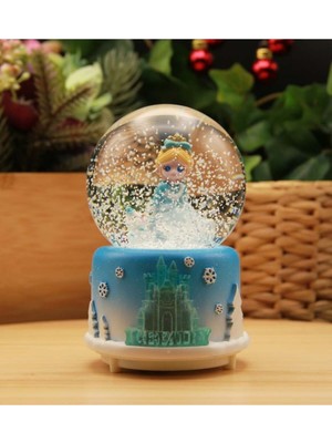 Işıklı ve Müzikli Kar Küresi, Soğuk Temalı Eğlence ve Dekorasyon Ürünü