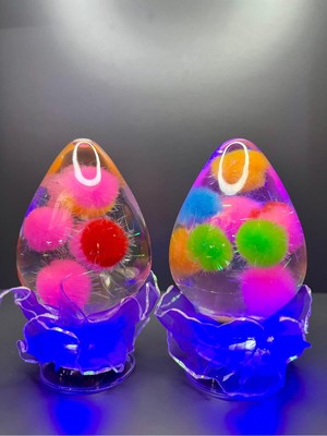 Işıklı Orta Boy Kar Küresi, 2 Adet, Beyaz, Şık ve Dekoratif Hediye Alternatifi