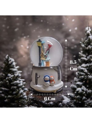 Renk Değiştiren Romantik Sevgi Dolu Kar Küresi, Sürprizli ve Şık Tasarım