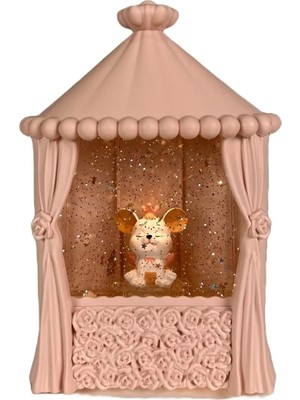 Renkli Plastik Dikdörtgen Kar Küresi, 2025 Yılbaşı ve Yeni Yıl Hediye