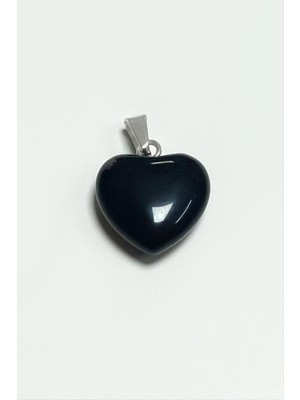 Ahes Shopping Onix Kalpli Doğaltaş Kolye Ucu Küçük 1,5 cm