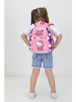 Kız Çocuk Hello Kitty Temalı Anaokulu Sırt Çantası – Sevimli Tasarım, Su Geçirmez ve Hafif