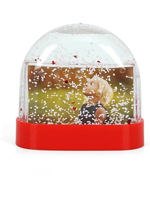 Şık Yassı Kar Küresi 5028, Dekoratif ve Parlak Hediye Seçeneği