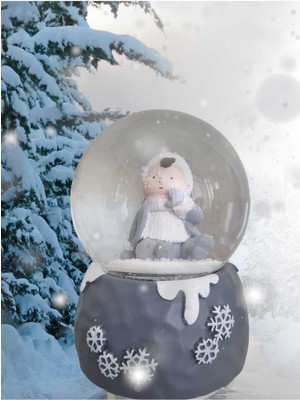 Işıklı ve Müzikli Çocuk Kam Küresi, Kar ve Işık Efektleriyle Eğlenceli Anlar