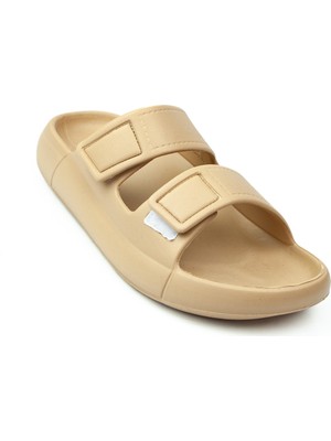 Babalı 501 Feelup  Kum Cırtlı Bantlı Eva Kadın Terlik