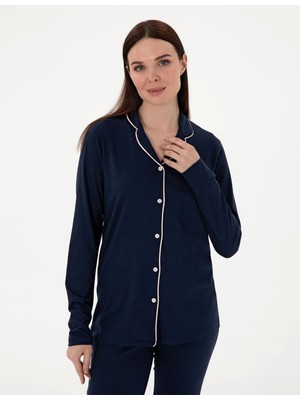 Pıerre Cardın 7717-S Bayan Gömlek Pijama Takımı