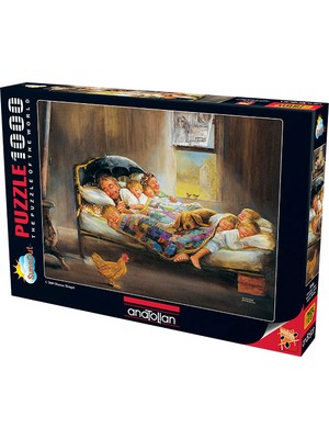 Anatolian 1000 Parçalık Puzzle – Mutluluğun Resmi Tasarımı, Yetişkin ve Gençler İçin Eğlenceli Zeka ve Sabır Oyunu