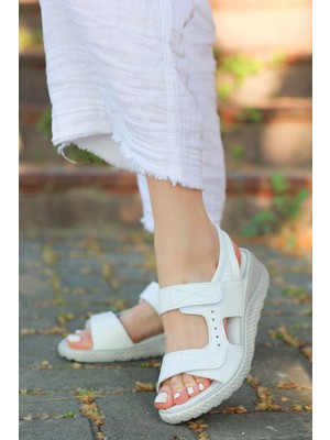 Vrp-06 Düz Taban Hakki Deri Sandalet