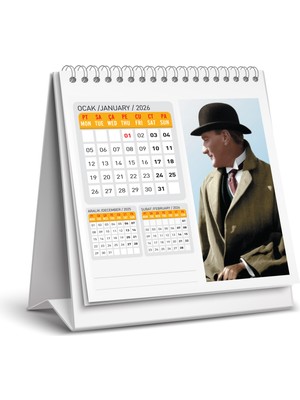 2026 Atatürk Masa Takvimi