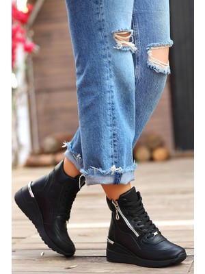 Coman Dolgu Taban Fermuarlı Bot