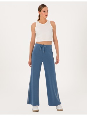 Pierre Cardin Kadın Indigo Flare Fit Modal Karışımlı Eşofman Altı 50301405-VR028