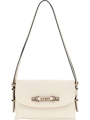 Guess Kadın Omuz Çantası Logolu Tasarım 100% Poliüretan Şık ve Ergonomik 23x14x8 cm
