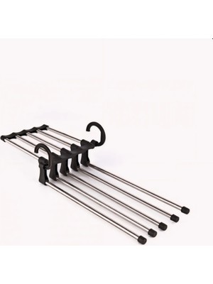 Katlanabilir Hareketli Dolap Içi Askı, Kumaş Pantolon Askısı, Pratik ve Şık Kullanım