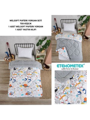 Ete Hometex Tek Kişilik Lüx Welsoft Yorgan