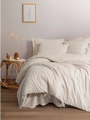 Cotton Keten Çift Kişilik Nev Takımı Esmira