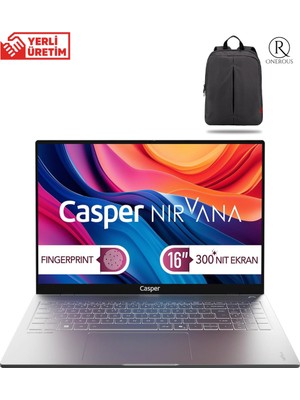 Casper Nirvana S100 13.nesil Core I7 13620H-16GB Ram-1tb SSD-16INÇ + Windows 11 Home