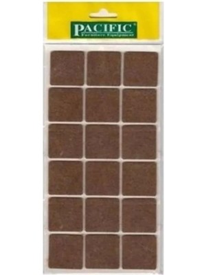 18'li Yapışkanlı Keçe Sandalye, Masa, Koltuk Altı Parke Koruma Keçesi, Kare, 3,5 cm x 3,5 cm