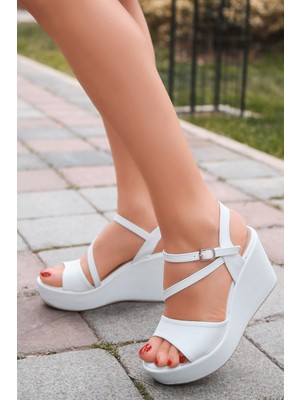 Almeria Dolgu Sargı Taban Sandalet