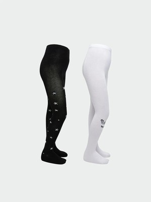 Lcw  Desenli Kız Çocuk Ince Külotlu Çorap 2'li  (W5)