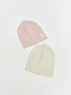 Lcw Baby  Çiçek Nakışlı Kız Bebek Bere 2'li  (W5)