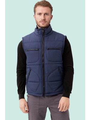 Kışlık Su Geçirmez Çok Cepli Yelek Isı Yalıtımlı Melesa Iş Outdoor Suya Sıcak Tutucu