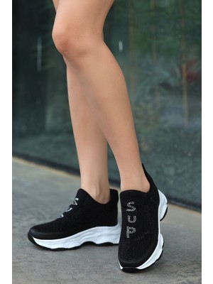 Madison Kalın Tabanlı Taşlı Sterç Spor