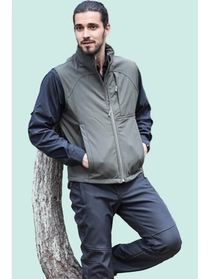 Softshell Yelek Erkek Rüzgar Geçirmez Su Itici Nefes Alabilir FY82 Fiyort Kenai Outdoor