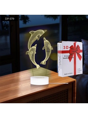 Dempower Yunus Şekilli Gece Lambası