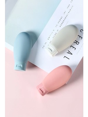 Renkli 3'lü Seyahat Krem ve Sabun Kutusu, Kolay Taşınabilir, Pratik ve Şık Set