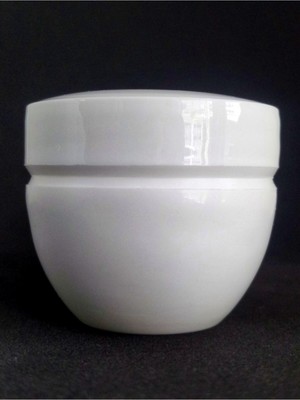 Beyaz 20 cc Plastik Krem Kavanozu, 25'li Set, Kozmetik ve Pomat Kutusu