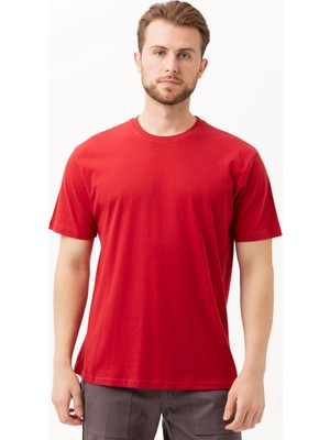 Basic Bisiklet Yaka Tişört 100 Pamuk Galanthus Shırt