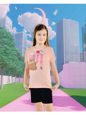 Markası 508 Kiz Çocuk Baskılı Pijama Takımı
