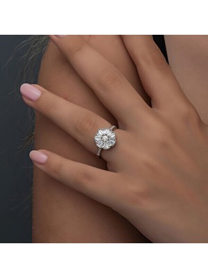 Baget 925 Ayar Gümüş Kadın Yüzük