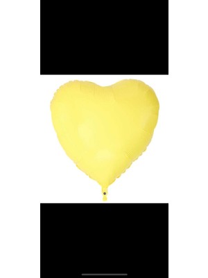 Kalpli Sarı Folyo Balon
