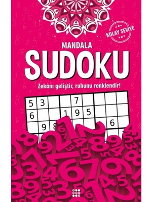 Dokuz Yayınları Mandala Sudoku Kolay Seviye Zekâ Geliştirici Eğlenceli Kitap 200 Sayfa