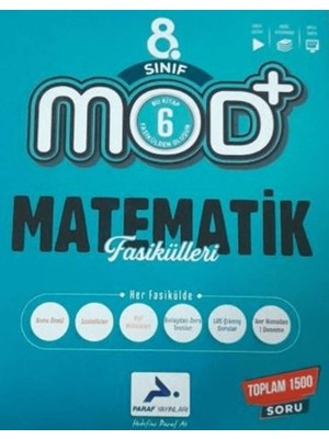 Paraf Yayınları Paraf 8. Sınıf Mod Matematik Anlatım Fasikülleri