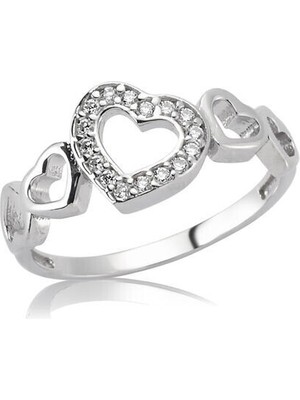 Kalpli  925 Ayar Gümüş Kadın Yüzük