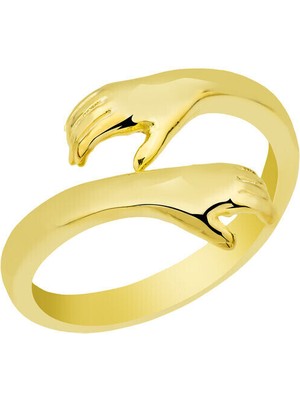 Eller Gold 925 Ayar Gümüş Kadın Yüzük