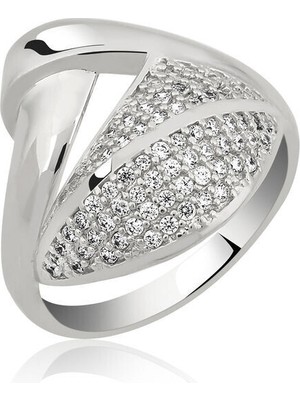 Fantezi 925 Ayar Gümüş  Kadın Yüzük