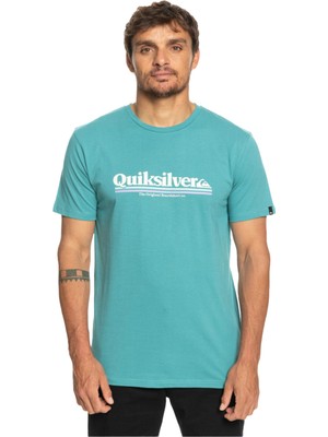 Quiksilver Betweenthelines Erkek Mavi Tişört