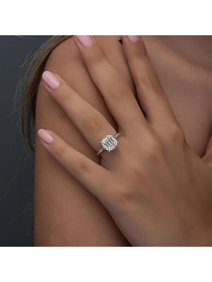 Baget 925 Ayar Gümüş Kadın Yüzük