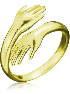 Eller Gold 925 Ayar Gümüş Kadın Yüzük