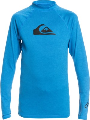Quiksilver All Time Ls Youth Erkek Çocuk Mavi Lycra