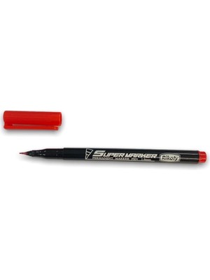 Rikoty G-0921 Kırmızı 1 mm Uçlu Süper Marker Kalem