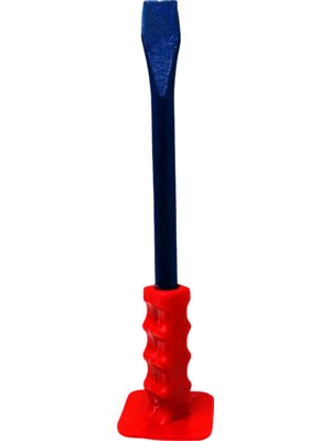 Renkli Çelik Düz Keski Korumalı 30CM.MURÇ (4490)