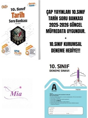Çap Yayınları 10.sınıf Tarih Soru Bankası Hediyeli