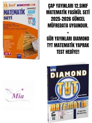 Çap Yayınları 12.sınıf Matematik Fasikül Seti Hediyeli