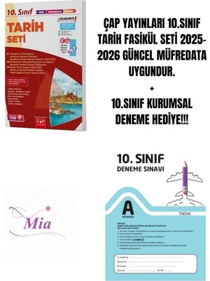 Çap Yayınları 10.sınıf Tarih Fasikül Seti Hediyeli