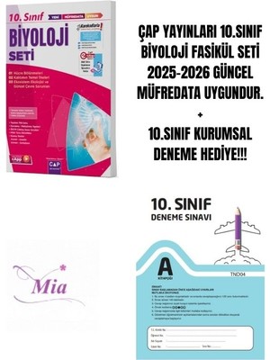 Çap Yayınları 10.sınıf Biyoloji Fasikül Seti Hediyeli