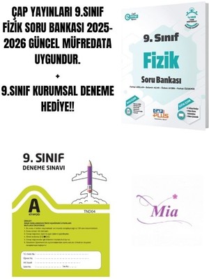 Çap Yayınları 9.sınıf Fizik Soru Bankası Hediyeli
